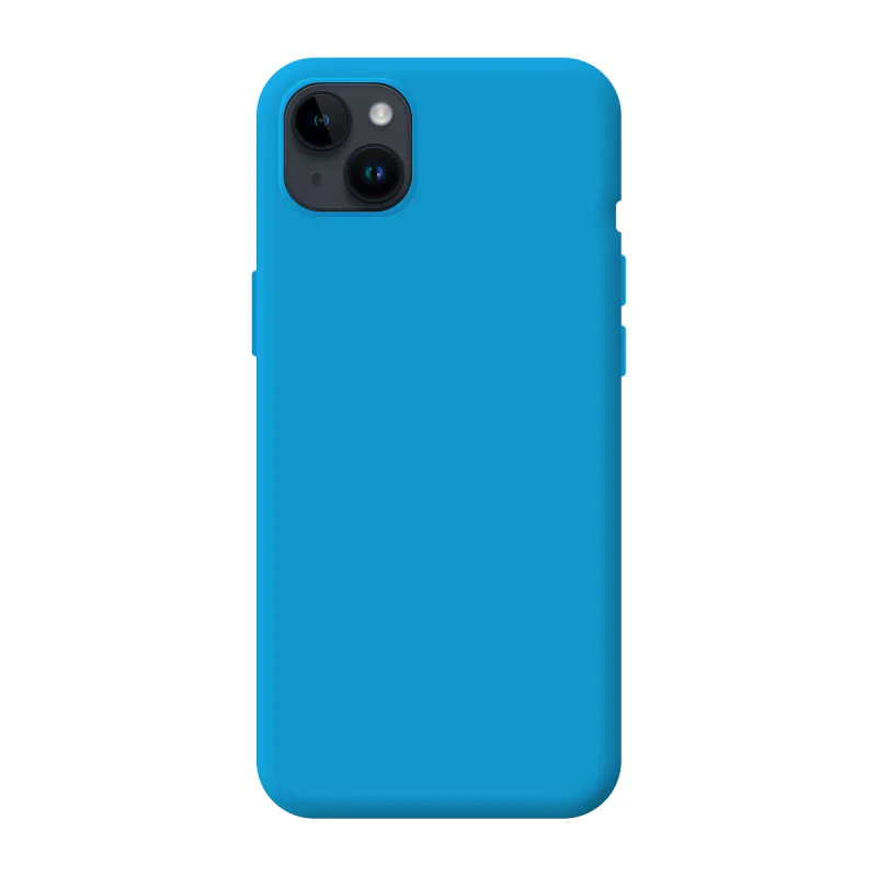 Capa Apokin para iPhone 14 6,1 polegadas Silicone Suave com Proteção de Câmara 3D Lilás - Imagem 6