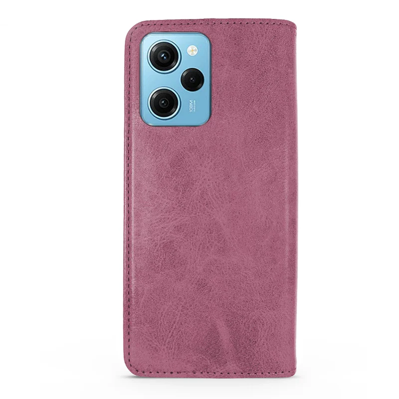 Capa Apokin para Xiaomi Redmi Note 12 Pro em Pele Sintética com Porta-cartões Azul - Imagem 6