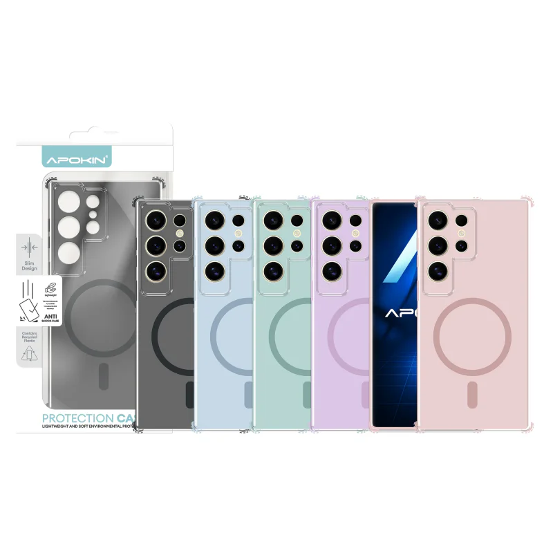 Capa Bumper Apokin Urban com MagSafe para Samsung Galaxy S25 Ultra Azul - Imagem 1