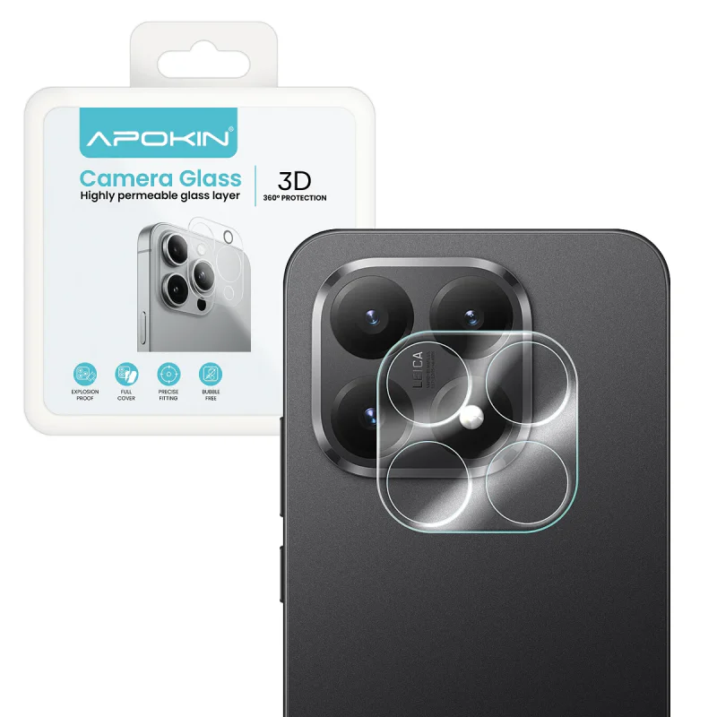 Protetor de Câmara Apokin para Xiaomi 15T Transparente