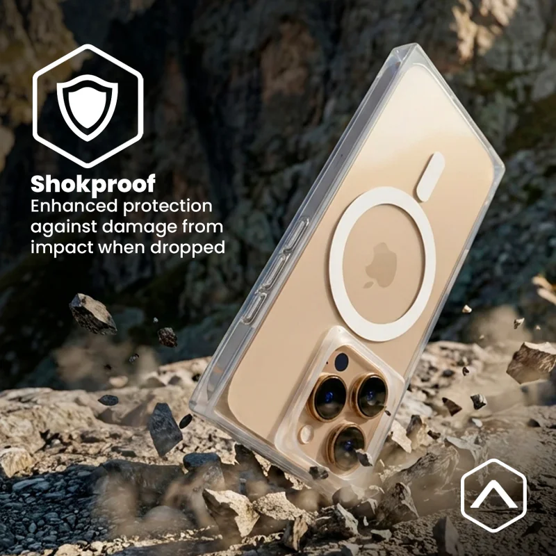Capa Apokin para iPhone 14 Pro Max Mate com MagSafe Preto - Imagem 5