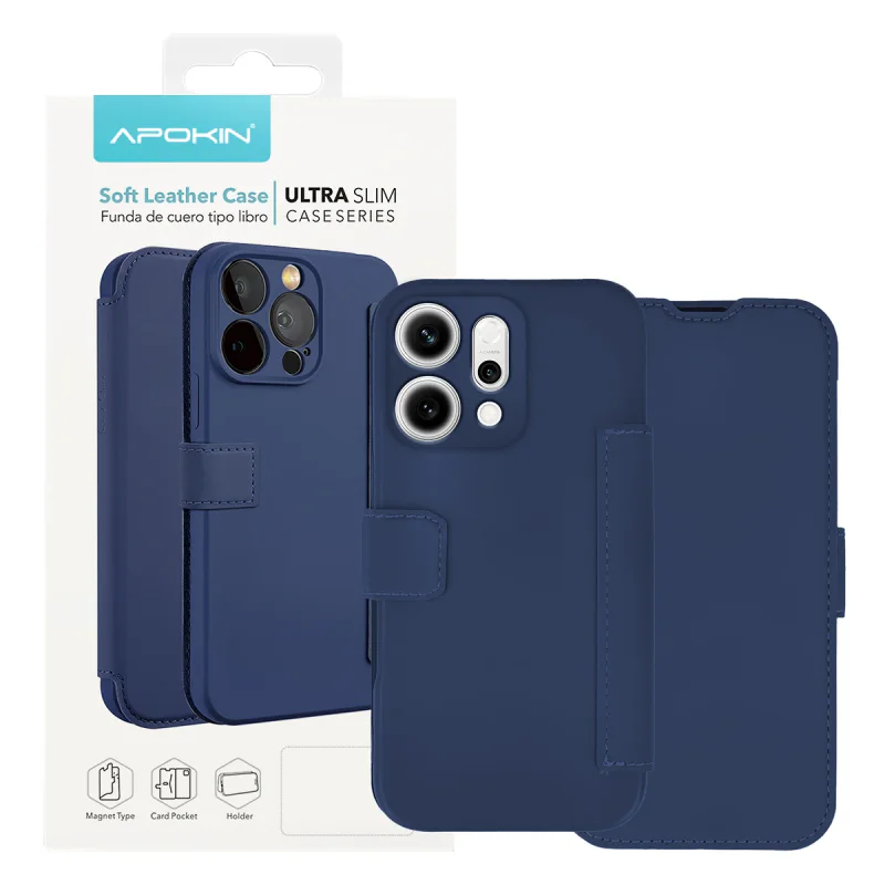 Capa Apokin para OPPO Reno 14 com Tampa em Silicone Suave Lilás - Imagem 4