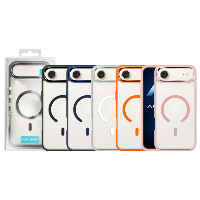 Capa Apokin para iPhone 17 Air Veludo Fumado com MagSafe Variedade de cores