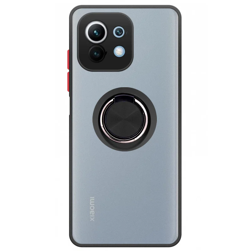 Capa Apokin Gel Magnético com Anel de Suporte Fumada para Xiaomi Mi 11 Variedade de cores - Imagem 4