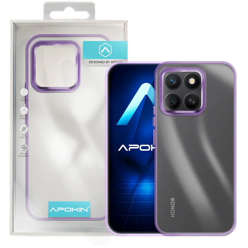 Capa Apokin para Honor X6b Acrílica Transparente Branco - Imagem 4