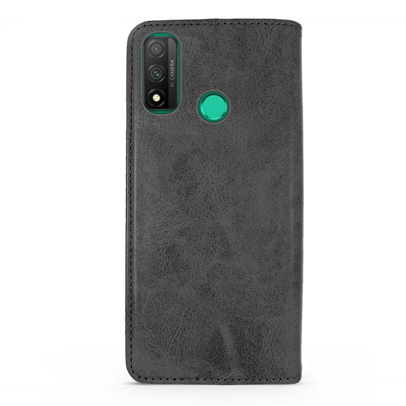 Capa Apokin para Huawei P Smart 2020 em Pele Sintética com Porta-Cartões Vermelho - Imagem 4