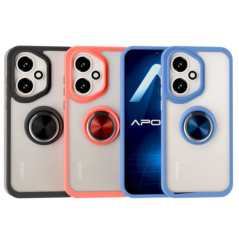 Capa Gel Apokin com Íman e Suporte para Honor 400 Pro Várias Cores vermelho - Imagem 1