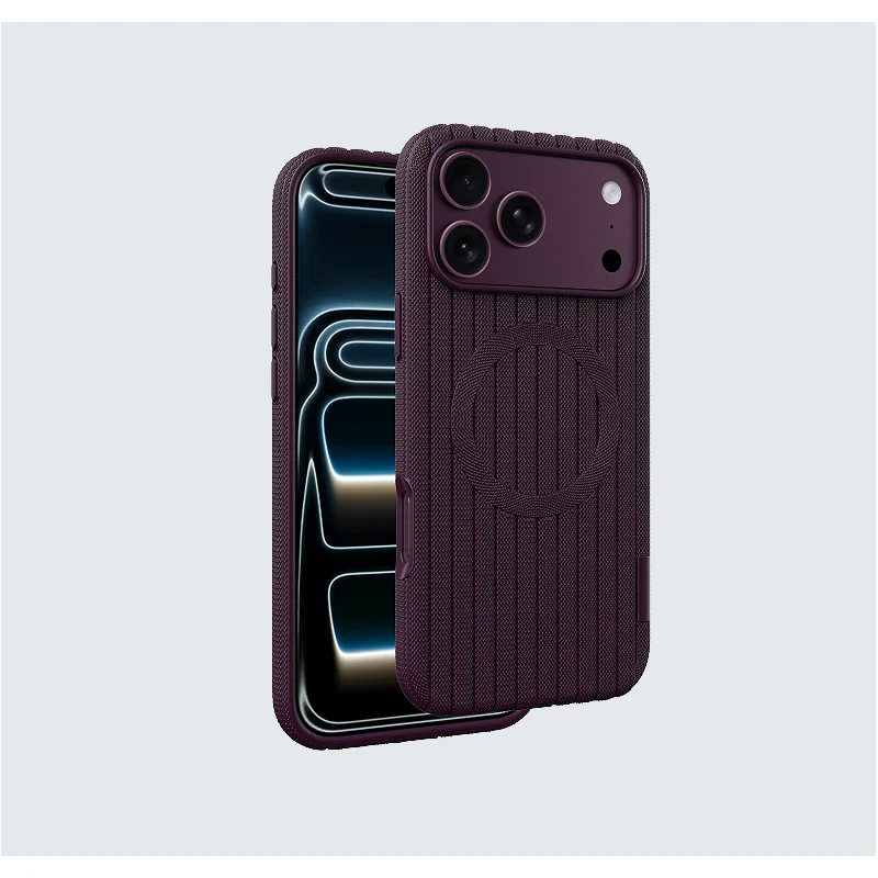 Capa Apokin para Apple iPhone 17 Pro Max e iPhone 18 Pro Max Magnética em Tecido Laranja - Imagem 5