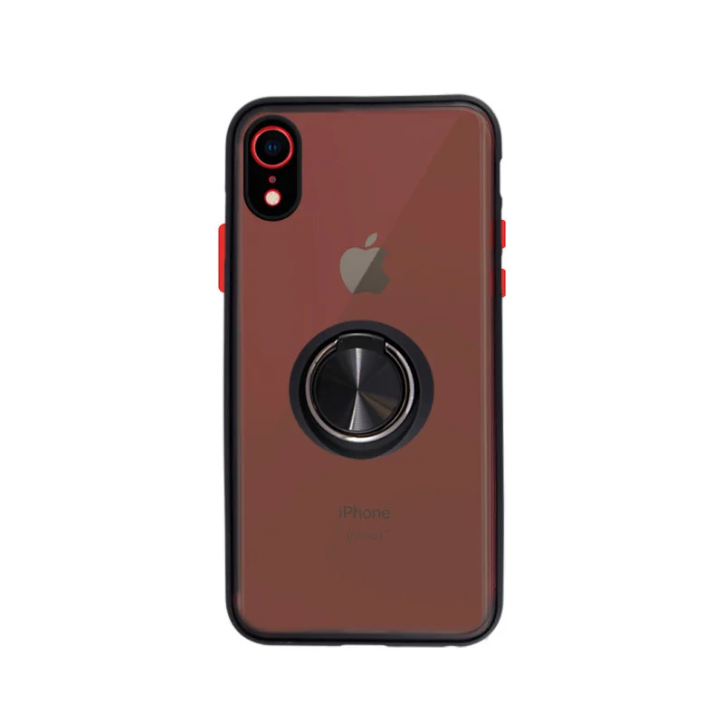 Capa Gel Apokin para iPhone XR Magnética com Suporte Fumada Azul - Imagem 3
