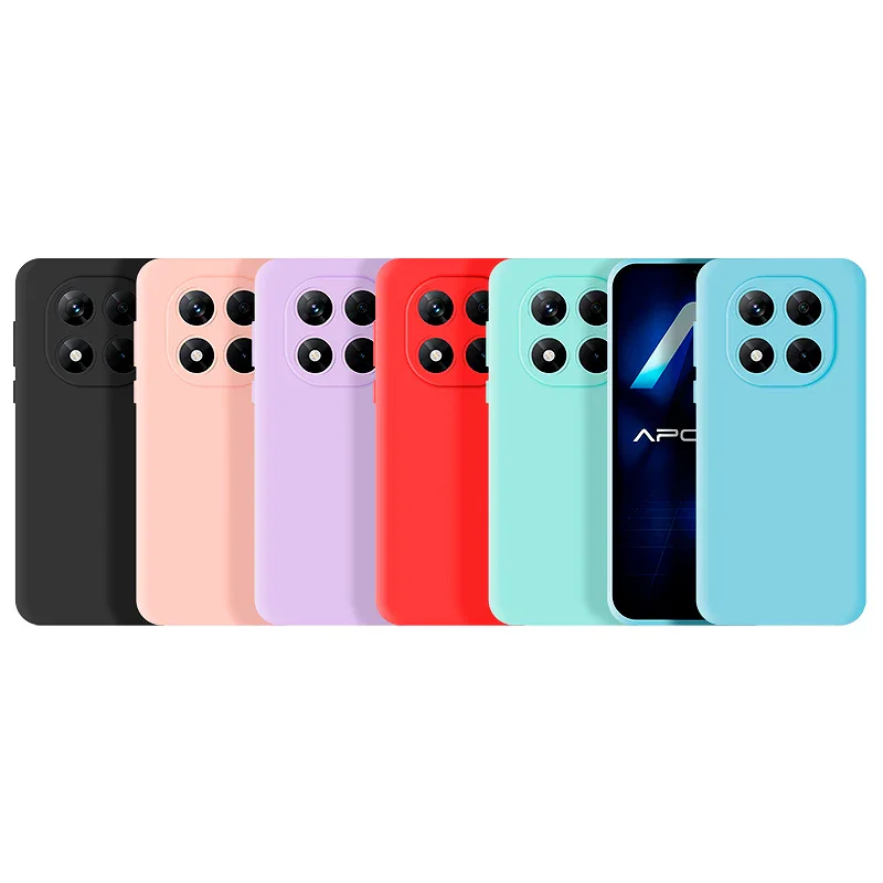 Capa de Silicone Apokin para Xiaomi Redmi Note 14 Pro 5G Variedade de cores - Imagem 1