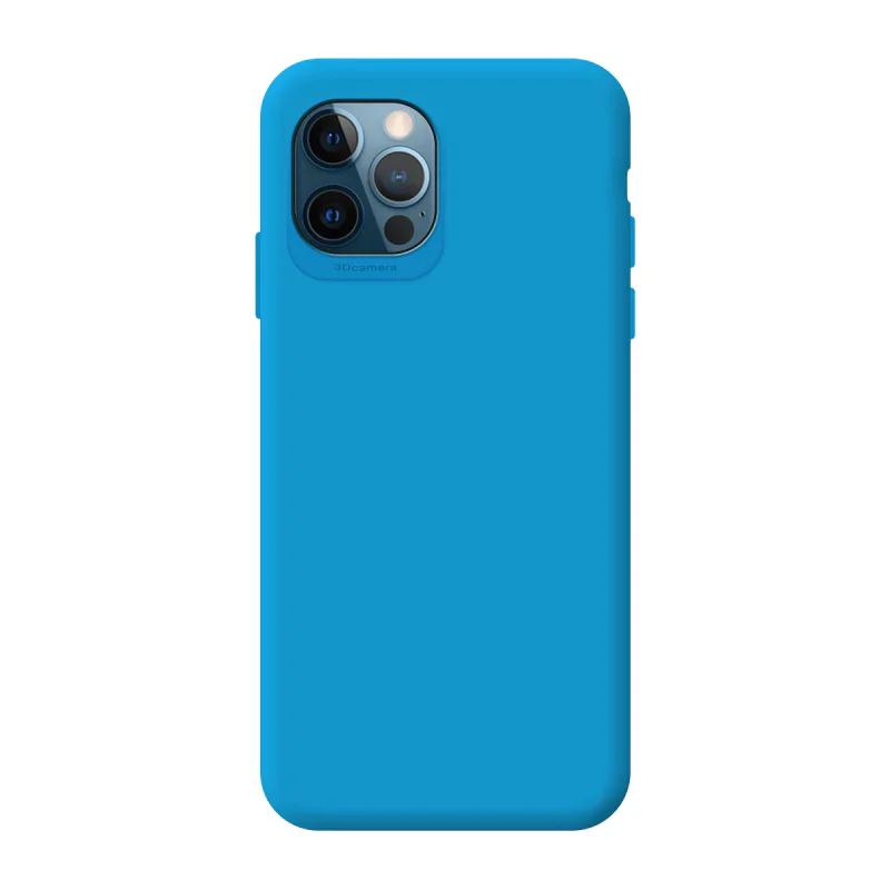 Capa Apokin para iPhone 12 6,1 polegadas Silicone Macio com Câmara 3D Preto - Imagem 6