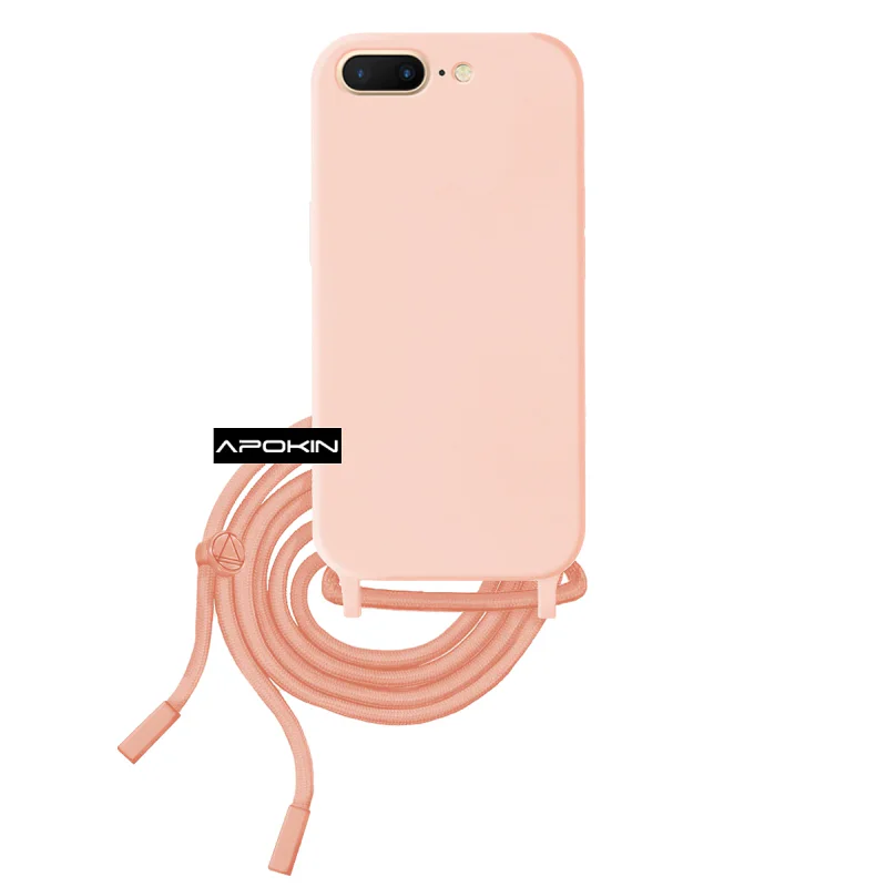 Capa Apokin para iPhone 6 Plus, 7 Plus e 8 Plus com Cordão Preto - Imagem 5