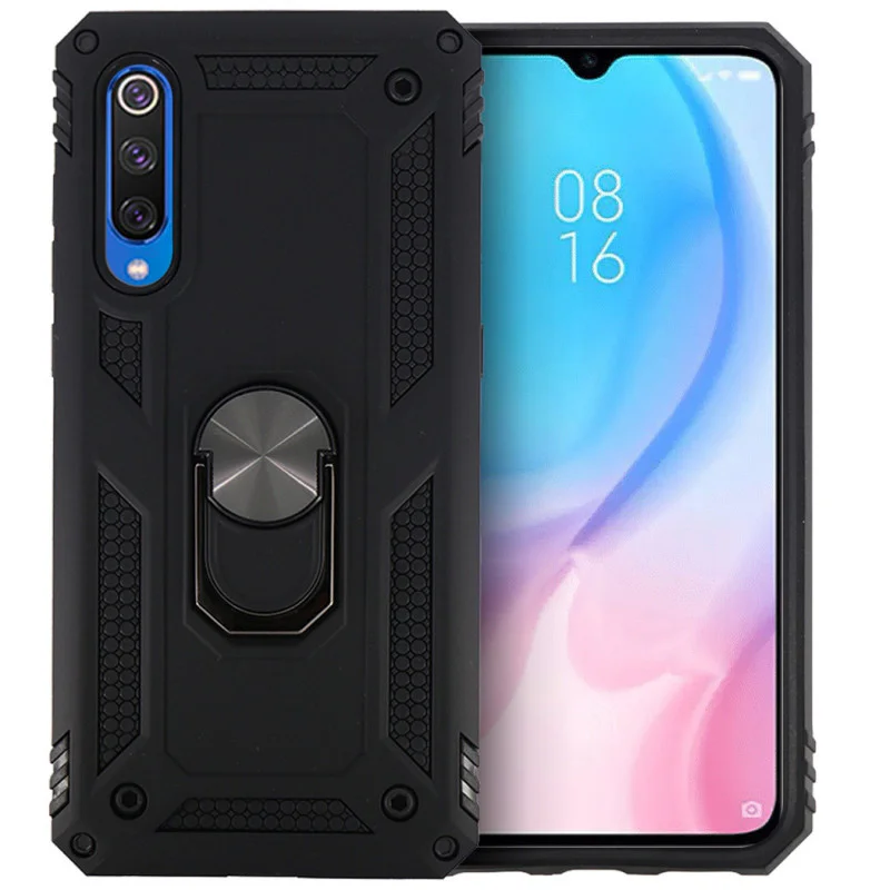 Capa Apokin para Xiaomi Mi 9 em Alumínio Antichoque com Anel 360 e Íman