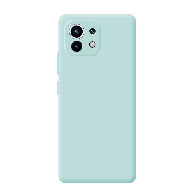 Capa Apokin para Xiaomi Mi 11 Silicone Macio com Proteção de Câmara 3D Preto - Imagem 3