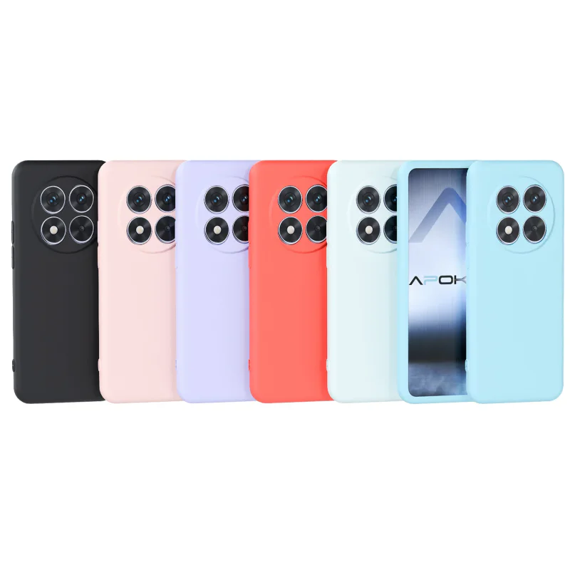 Capa Apokin para Xiaomi Redmi Note 14 Pro 4G Silicone Suave Azul - Imagem 1