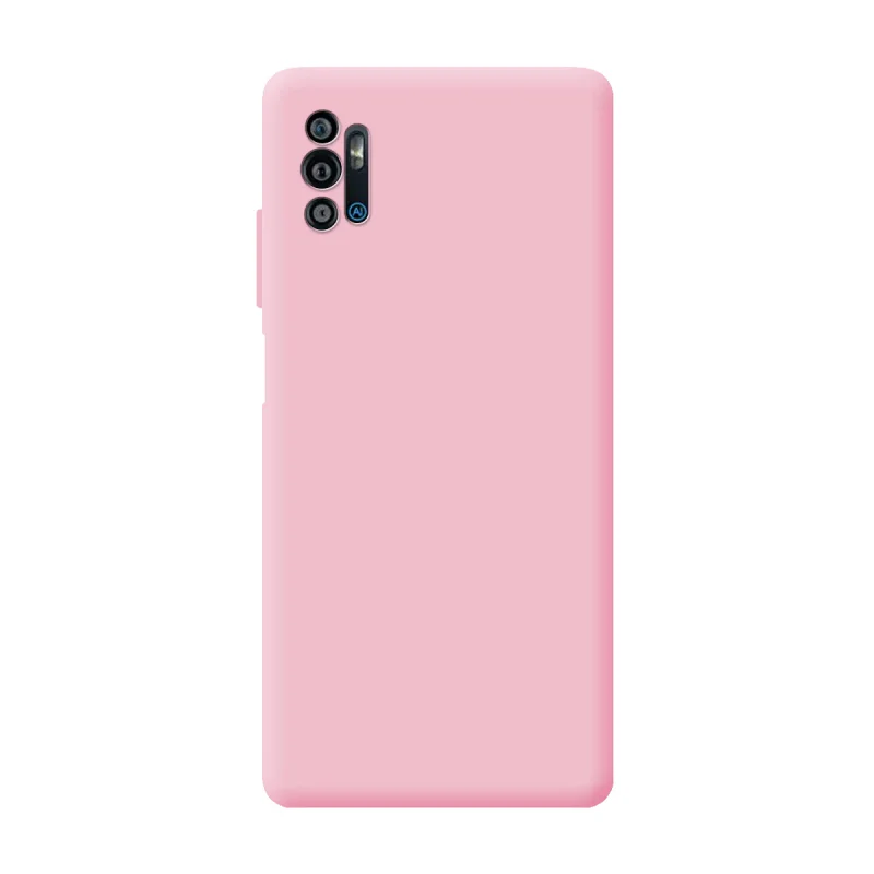 Capa Apokin Silicone Macio com Proteção de Câmara 3D para ZTE Blade A71 Preto - Imagem 6