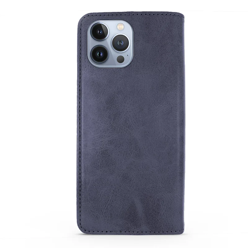 Capa Apokin para iPhone 13 Pro Max em Couro Sintético com Porta-Cartões Variedade de cores - Imagem 5