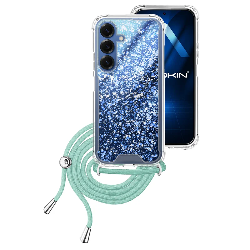 Capa Apokin para Samsung Galaxy S25 Plus Gel Transparente com Cordão Variedade de cores - Imagem 2