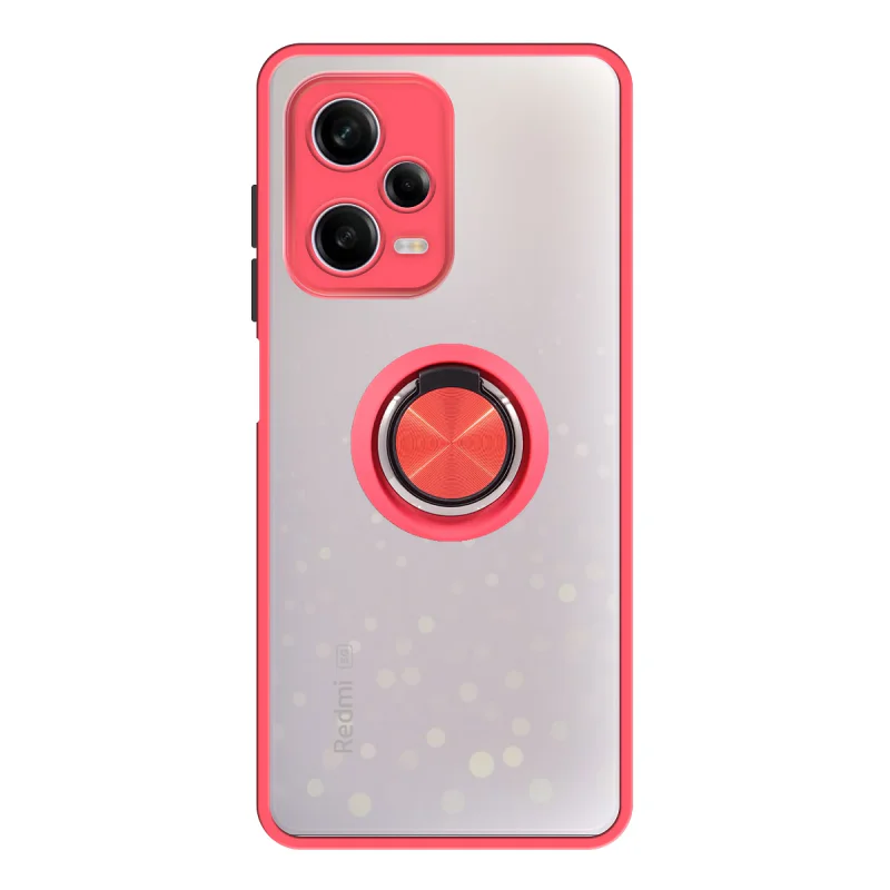 Capa Apokin para Xiaomi Redmi Note 12 Pro em Gel Magnética com Suporte Fumado Azul - Imagem 3