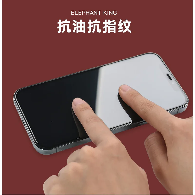 Película de Vidro Temperado Apokin Super Strong Grade A+ para iPhone 15 Pro Preto - Imagem 6
