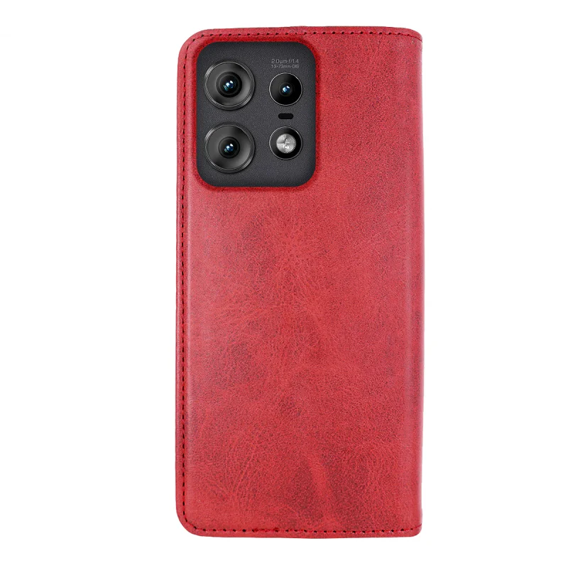 Capa em Pele Sintética Apokin com Porta-Cartões para Motorola Moto Edge 50 Pro Preto - Imagem 5