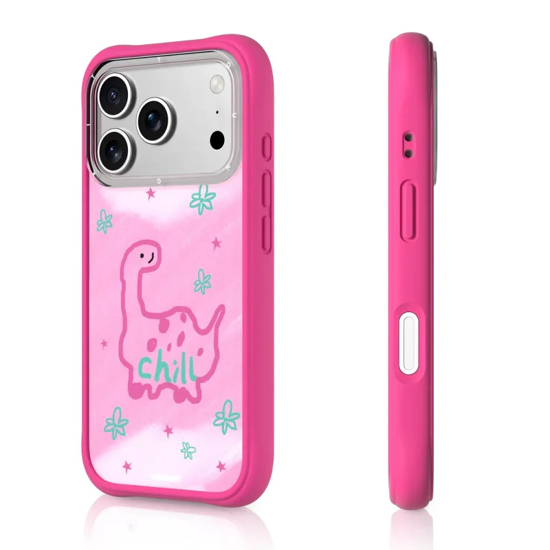 Capa Apokin Youngkit Dino Flor para iPhone 17 Pro e 18 Pro - Imagem 2