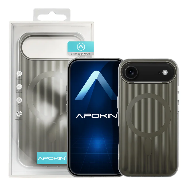 Capa Mate Metalizada Apokin com MagSafe para iPhone 17 Air Prata - Imagem 5