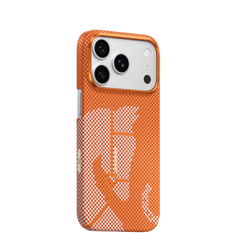 Capa Magnética Apokin para iPhone 17 Pro Max e 18 Pro Max em Fibra de Aramida Tecida - Imagem 2
