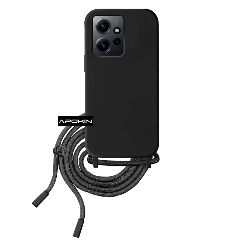 Capa Apokin para Xiaomi Redmi Note 12 4G Flexível com Cordão Lilás - Imagem 6
