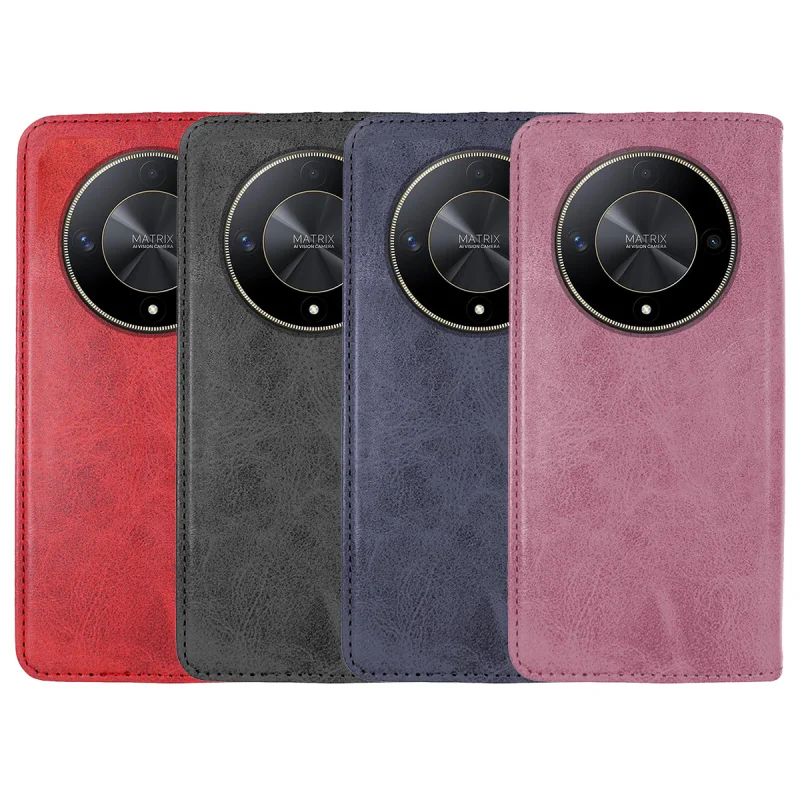 Capa Apokin para Honor Magic6 Lite com Porta-Cartões Preto - Imagem 1