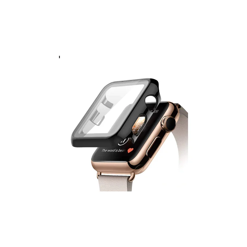 Capa Protetora Apokin para Apple Watch 44 mm com Película Integrada Preto - Imagem 2