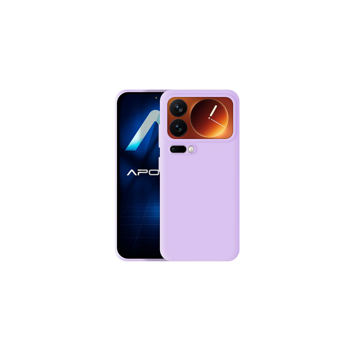 Capa Apokin para Xiaomi 17T Silicone Macio Lilás