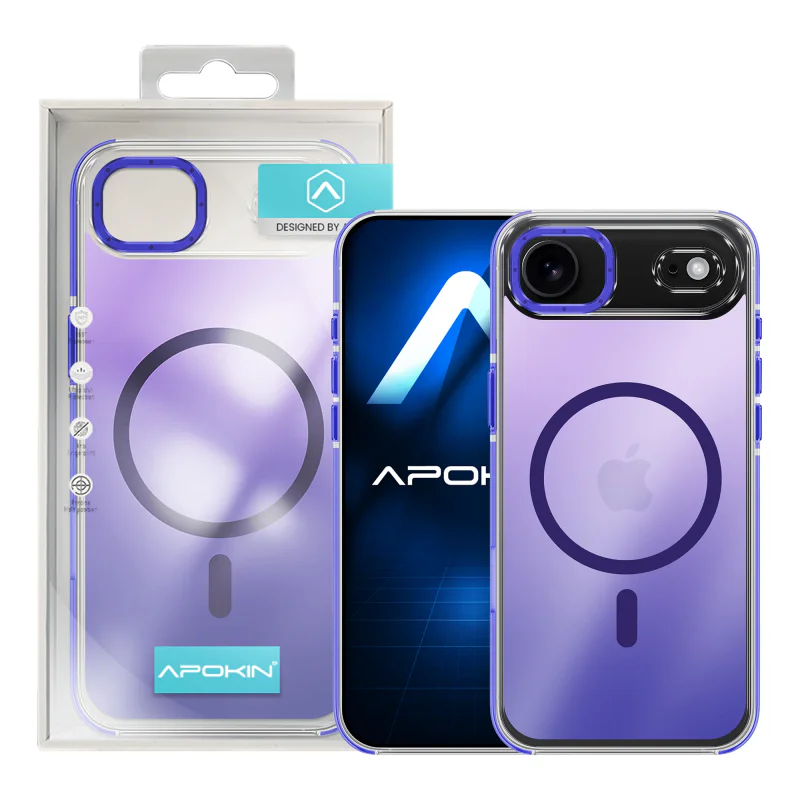 Capa Apokin Camaleão com MagSafe para iPhone 17 Air Variedade de cores - Imagem 4