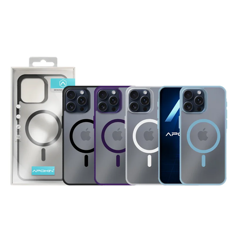 Capa Apokin ABR com MagSafe para iPhone 14 Azul - Imagem 1