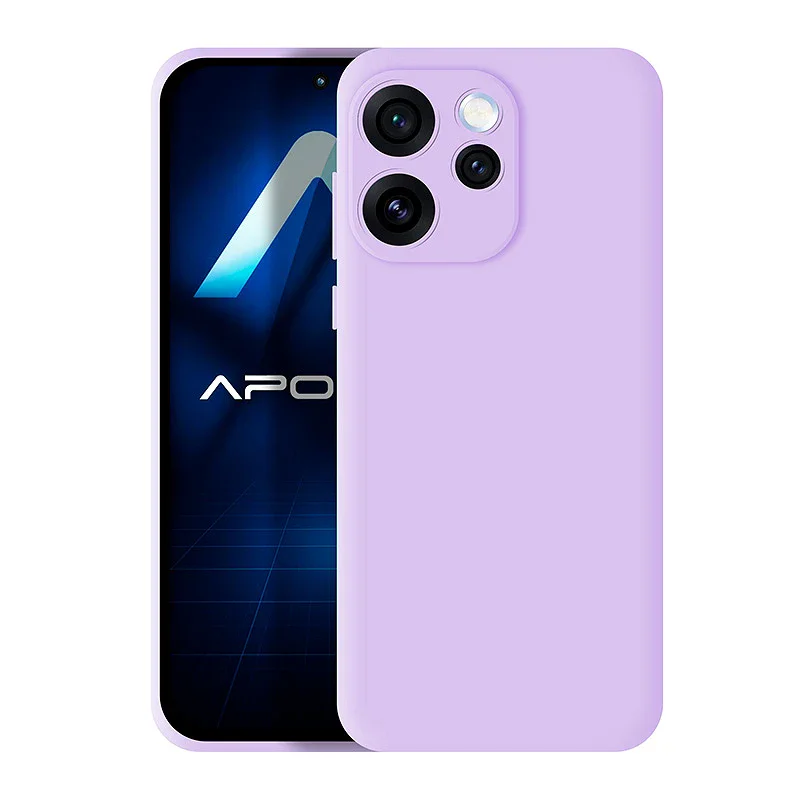 Capa Apokin para Oppo Reno 15 Pro Silicone Suave Vermelho - Imagem 4