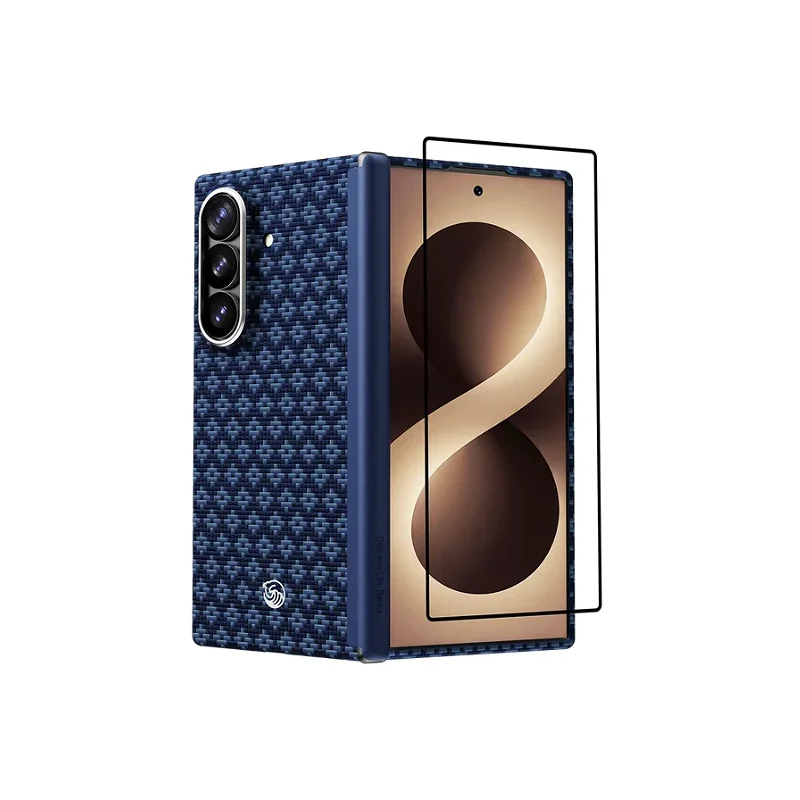 Capa Apokin BENKS ArmorGrid Air Grand Combo para Samsung Galaxy Z Fold 8 Ultra Azul