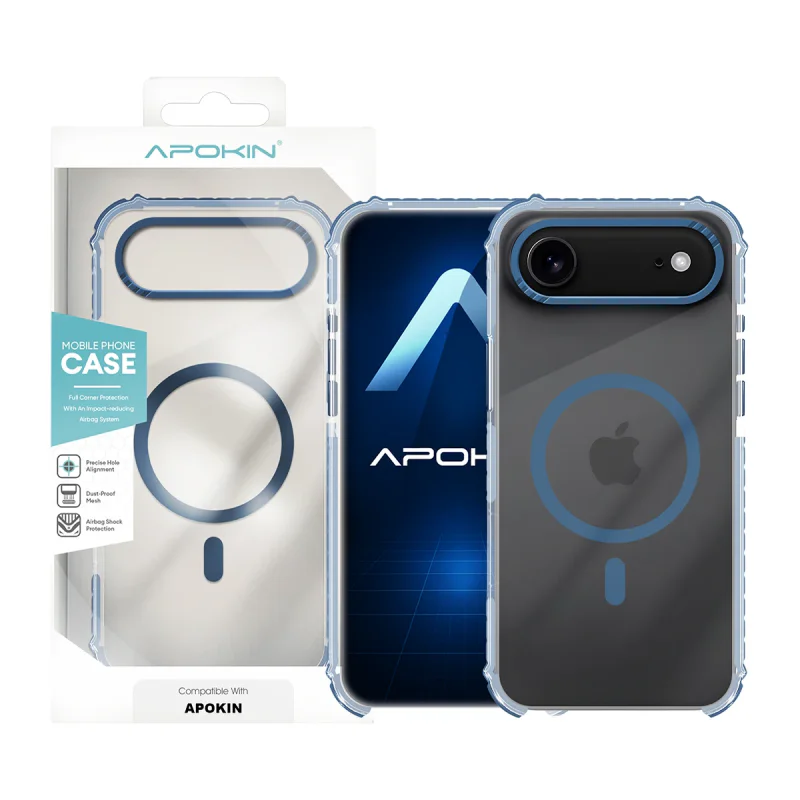 Capa Apokin Rock para iPhone 17 Air com MagSafe Azul - Imagem 3