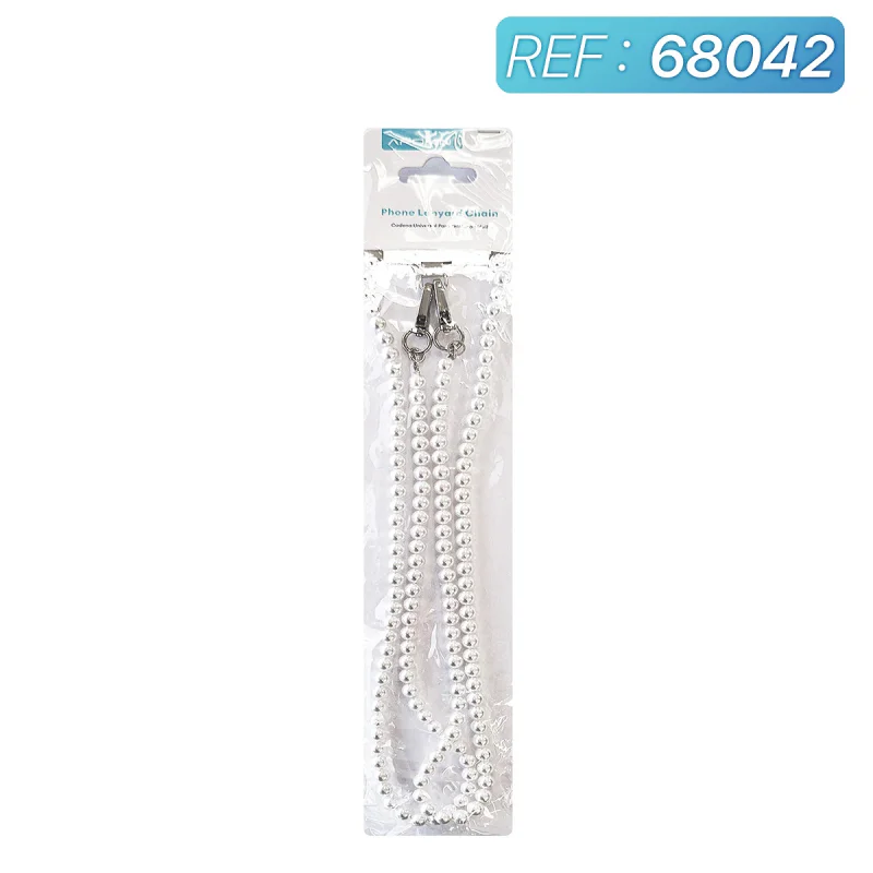 Cordão Longo Apokin com Adaptador para Telemóvel Branco