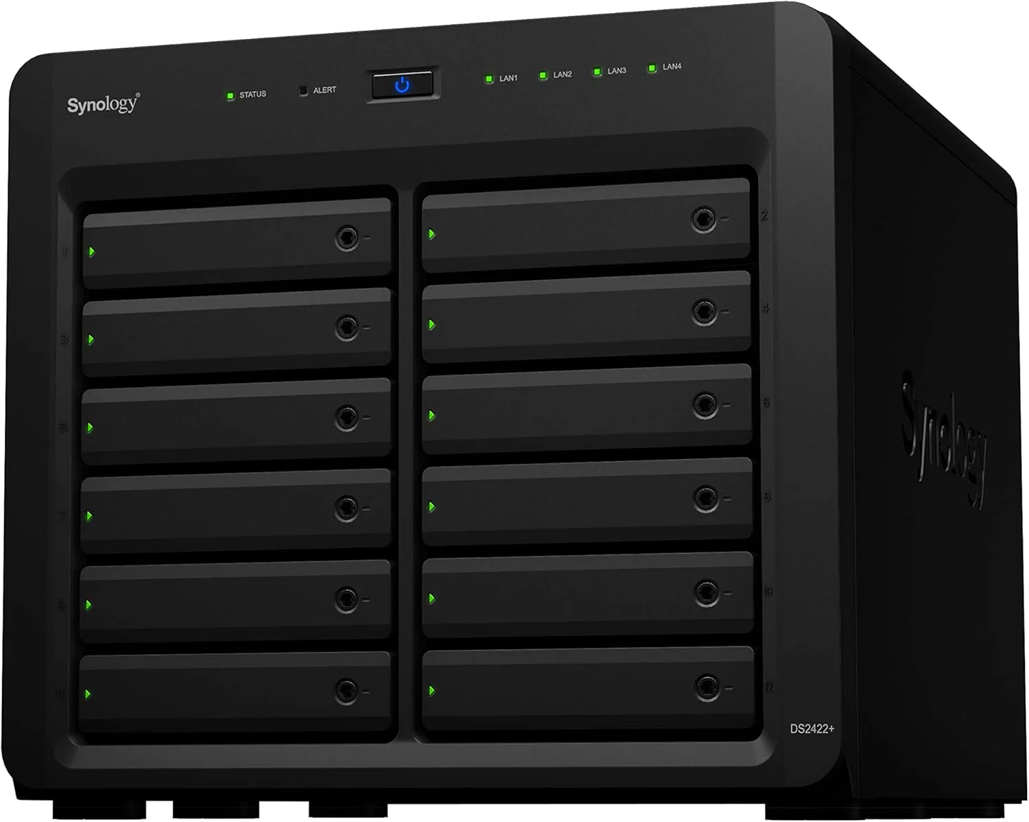NAS Synology DiskStation DS2422+ 12 Baías 3.5" e 2.5" 4 GB DDR4 Formato Torre