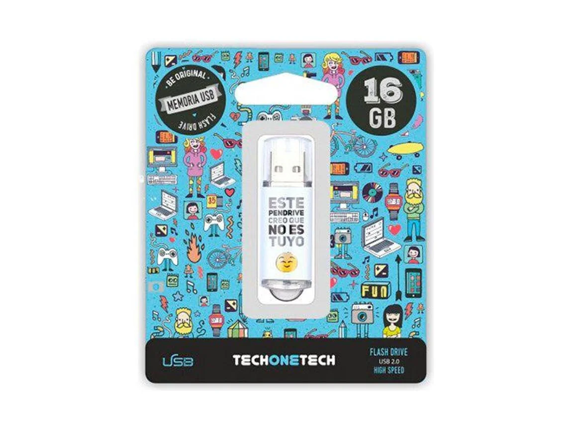 Pendrive Tech One Tech Não É Teu 16 GB USB 2.0