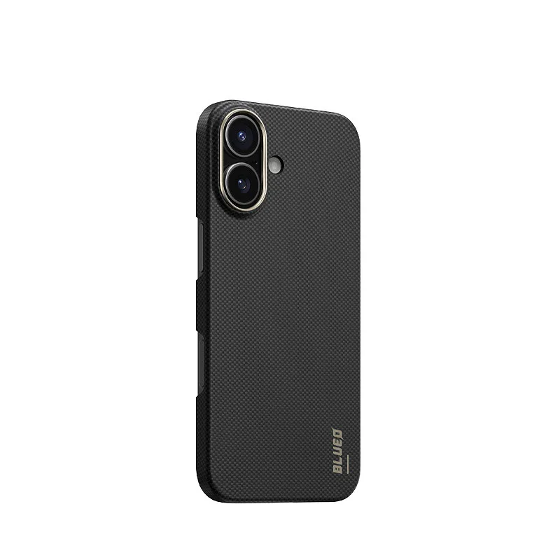 Capa Apokin em Fibra de Aramida com Íman para iPhone 17 Dourado - Imagem 5