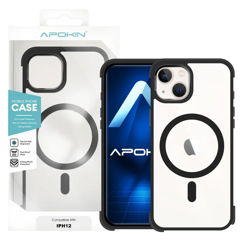 Capa Apokin Silicone Premium com MagSafe para iPhone 12 Variedade de cores - Imagem 2