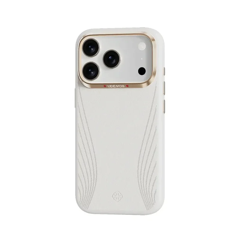 Capa Apokin UDEMOS Freedom para Apple iPhone 18 Pro Magnética com MagSafe Branco - Imagem 2