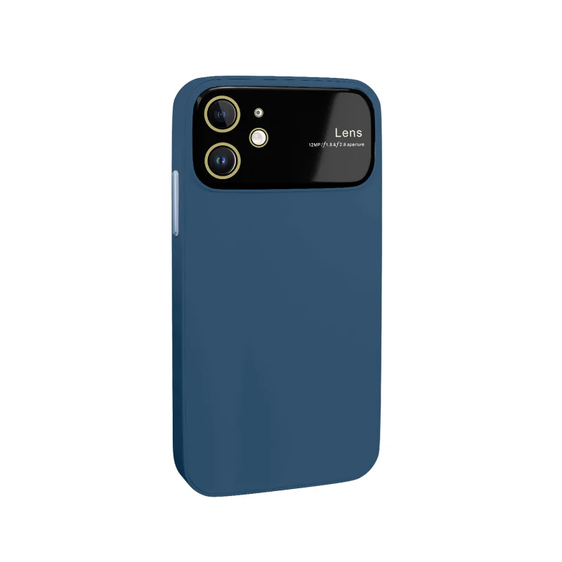 Capa de Silicone Apokin para iPhone 11 Mate com Proteção de Câmara Preto - Imagem 3
