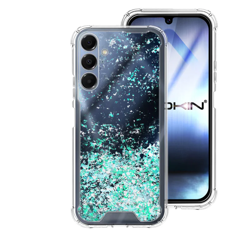 Capa de Gel Apokin Transparente com Glitter para Samsung Galaxy A16 Variedade de cores - Imagem 4