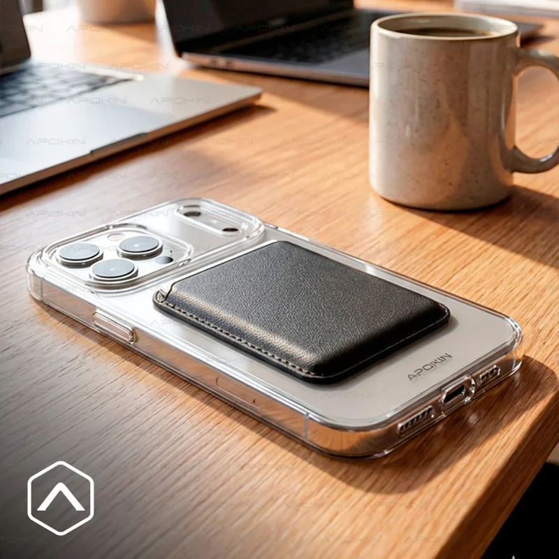 Capa Slim Apokin para iPhone 16 Pro Max Transparente com MagSafe Transparente - Imagem 6