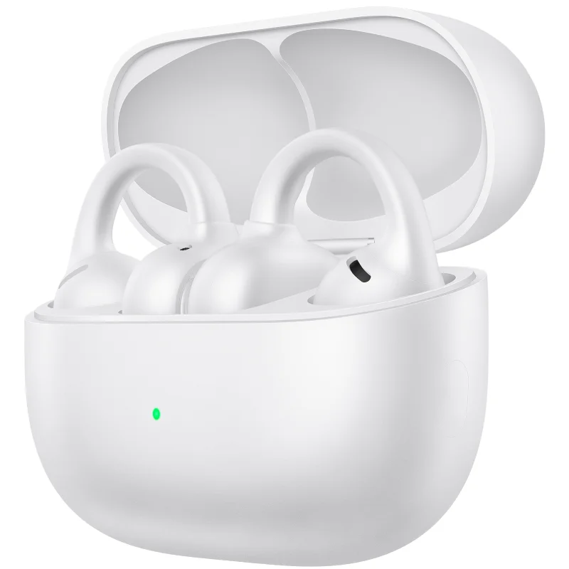 Auriculares Bluetooth Vivo Buds Clip Open-Ear com Estojo de Carga Brancos - Imagem 3