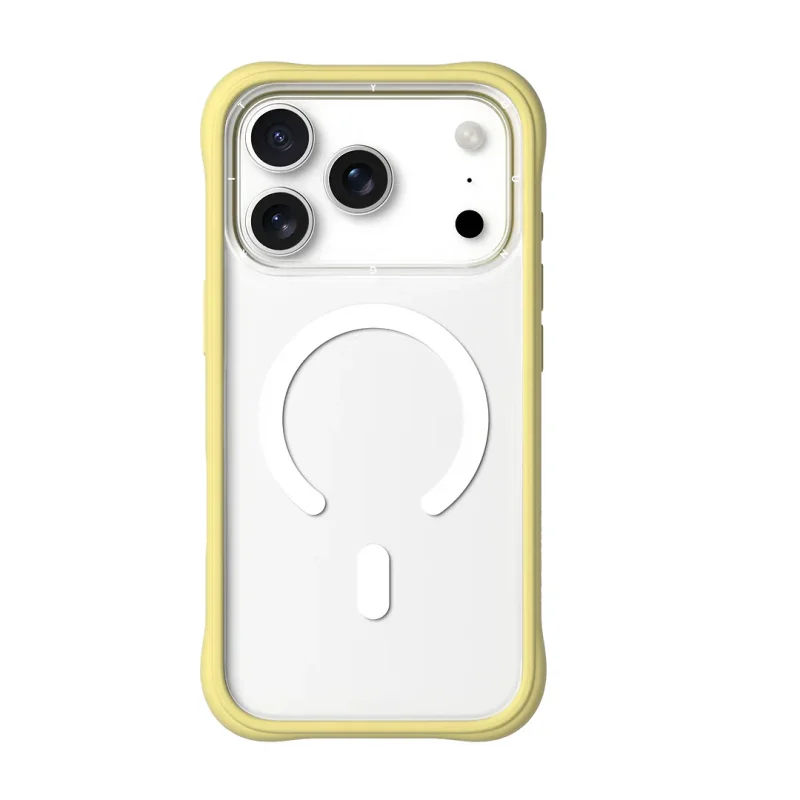 Capa Youngkit Dynamic Series II Apokin para iPhone 17 Pro Max / 18 Pro Max Transparente Amarelo