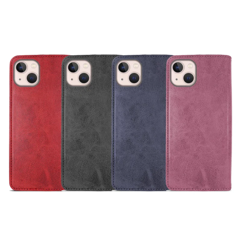 Capa Livro Apokin em Pele Sintética com Porta-cartões para iPhone 14 Plus Variedade de cores