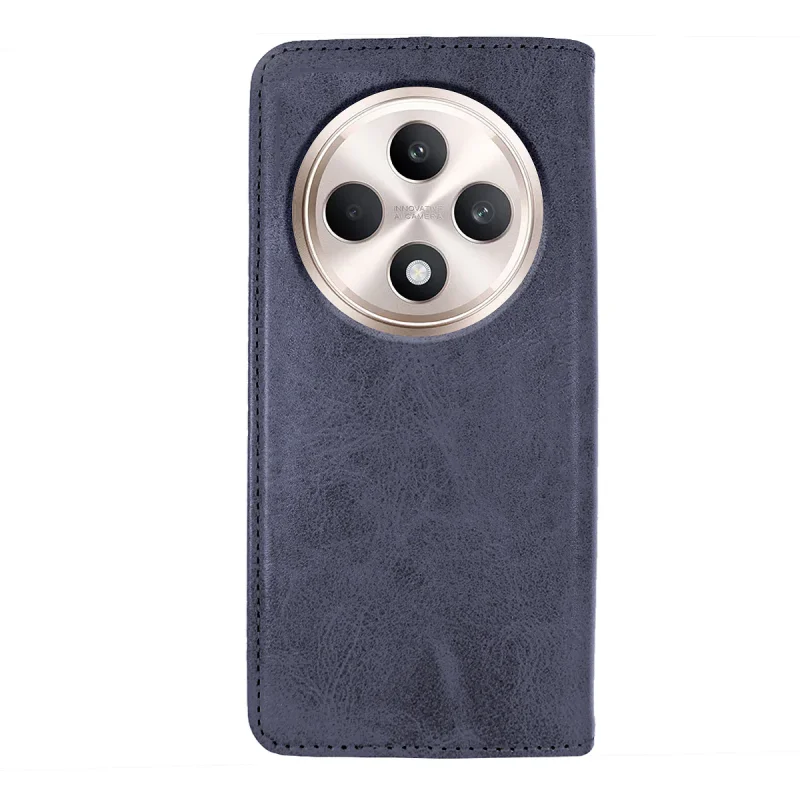 Capa Apokin para Oppo Reno 12F em Pele Sintética com Porta-Cartões Rosa - Imagem 3